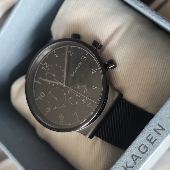Skagen Ancher Chronograph Mesh Match (40mm) - Picture 1 of 5